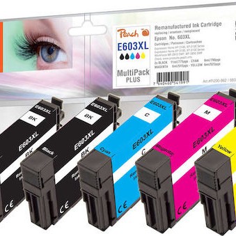 Peach Πακέτο Συμβατών Μελανιών Εκτυπωτή InkJet Epson 775 Σελίδων 11ml Πολλαπλό (Color)