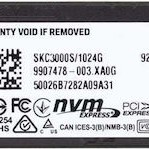 Kingston KC3000 SSD 1TB M.2 NVMe PCI Express 4.0