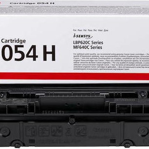 Canon 054H Γνήσιο Toner Laser Εκτυπωτή Κυανό High Yield 2300 Σελίδων (3027C002)