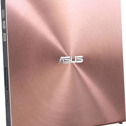 Asus SDRW-08U5S-U Εξωτερικός Οδηγός Εγγραφής/Ανάγνωσης CD/DVD για Desktop / Laptop Ροζ Χρυσό