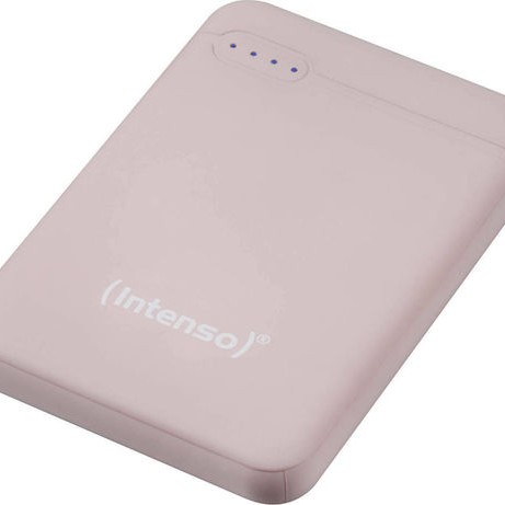 Intenso XS Power Bank 5000mAh με Θύρα USB-A και Θύρα USB-C Ροζ