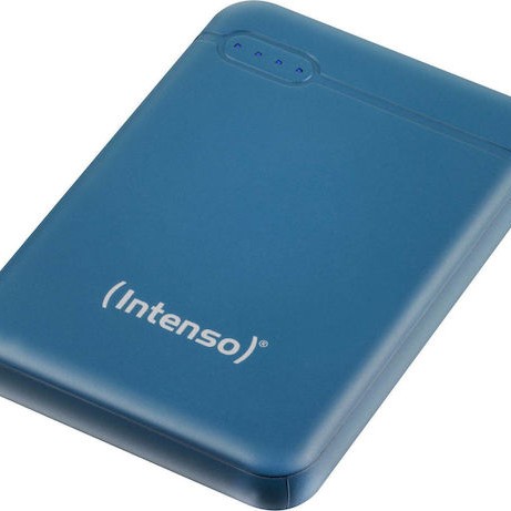 Intenso XS Power Bank 5000mAh με Θύρα USB-A και Θύρα USB-C Πετρόλ