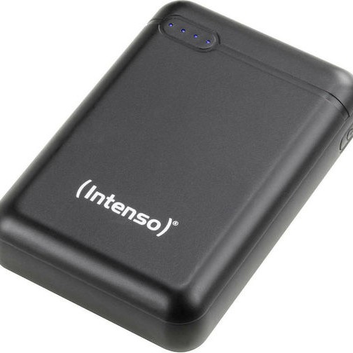 Intenso XS Power Bank 10000mAh με Θύρα USB-A και Θύρα USB-C Μαύρο