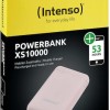 Intenso XS10000 Power Bank 10000mAh με Θύρα USB-A και Θύρα USB-C Ροζ