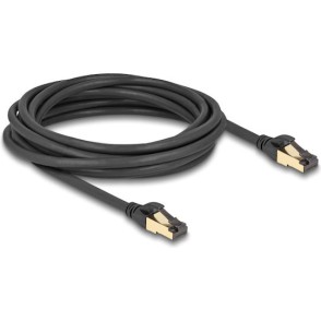 DeLock S/FTP Cat.7 Καλώδιο Δικτύου Ethernet 5m Μαύρο 1τμχ