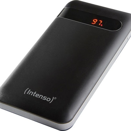 Intenso PD10000 Power Bank 10000mAh με Θύρα USB-A και Θύρα USB-C Quick Charge 3.0 Μαύρο