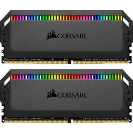 Corsair Dominator Platinum RGB DDR4 32GB RAM με 2x16GB Modules και Ταχύτητα 3600 για Desktop