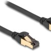 DeLock S/FTP Cat.7 Καλώδιο Δικτύου Ethernet 10m Μαύρο 1τμχ