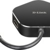 D-Link USB-C Docking Station με HDMI 4K PD Ethernet Μαύρο (DUB-M420)