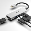 D-Link USB-C Docking Station με HDMI 4K Ασημί (DUB-M530)