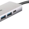 D-Link USB-C Docking Station με HDMI 4K PD Ethernet Ασημί (DUB-M520)