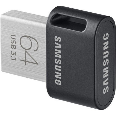 Samsung Fit Plus 64GB USB 3.1 Stick Μαύρο