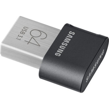 Samsung Fit Plus 64GB USB 3.1 Stick Μαύρο