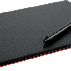 Wacom One Medium Γραφίδα Σχεδίασης χωρίς Οθόνη Black / Red