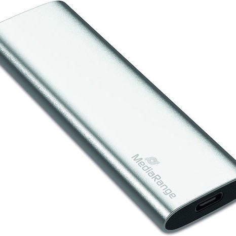 MediaRange USB 3.2 / USB-C Εξωτερικός SSD 240GB M.2 Ασημί