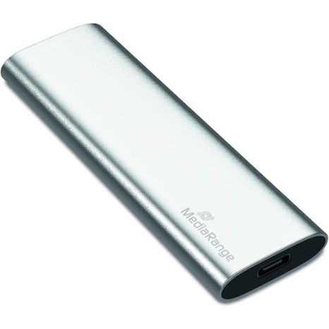 MediaRange USB 3.2 / USB-C Εξωτερικός SSD 240GB M.2 Ασημί