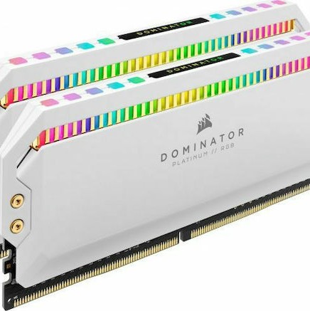 Corsair Dominator Platinum RGB DDR4 16GB RAM με 2x8GB Modules και Ταχύτητα 3200 για Desktop