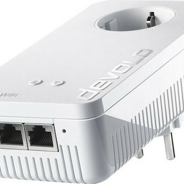Devolo Magic 2 WiFi next Powerline για Ασύρματη Σύνδεση Wi‑Fi 5 με Passthrough Πρίζα και 2 Θύρες Gigabit Ethernet