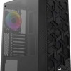 Aerocool Hive FRGB v3 Gaming Midi Tower Κουτί Υπολογιστή με Πλαϊνό Παράθυρο Μαύρο