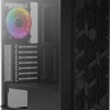 Aerocool Hive FRGB v3 Gaming Midi Tower Κουτί Υπολογιστή με Πλαϊνό Παράθυρο Μαύρο