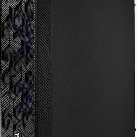 Aerocool Hive ARGB v1 Gaming Midi Tower Κουτί Υπολογιστή με Πλαϊνό Παράθυρο Μαύρο