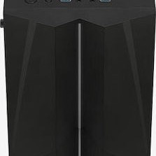 Aerocool Mecha v1 Gaming Midi Tower Κουτί Υπολογιστή με Πλαϊνό Παράθυρο και RGB Φωτισμό Μαύρο