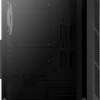 Aerocool Prime ARGB v2 Gaming Midi Tower Κουτί Υπολογιστή με Πλαϊνό Παράθυρο Μαύρο