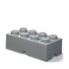 Lego Παιδικό Κουτί Αποθήκευσης από Πλαστικό 8-Stud Γκρι 50x25x17cm