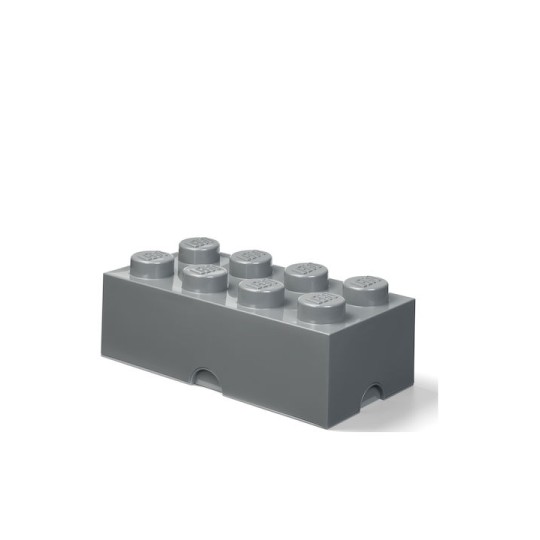 Lego Παιδικό Κουτί Αποθήκευσης από Πλαστικό 8-Stud Γκρι 50x25x17cm