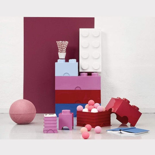 Lego Παιδικό Κουτί Αποθήκευσης από Πλαστικό 8-Stud Γκρι 50x25x17cm