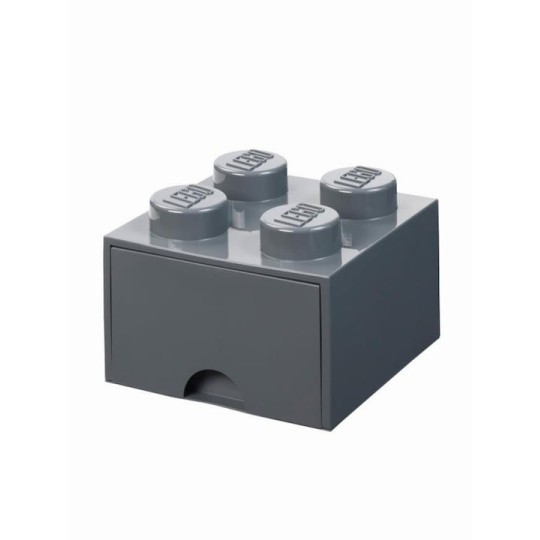 Lego Παιδικό Κουτί Αποθήκευσης από Πλαστικό Γκρι 25x25x18cm