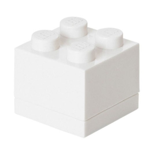 Lego Παιδικό Κουτί Αποθήκευσης από Πλαστικό Λευκό