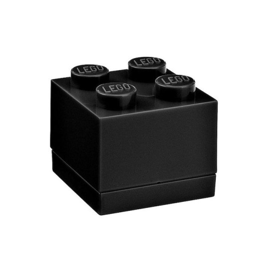 Lego Παιδικό Κουτί Αποθήκευσης από Πλαστικό Μαύρο