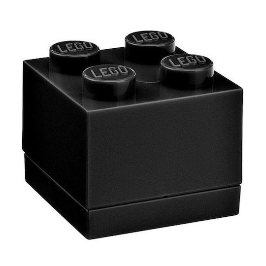 Lego Παιδικό Κουτί Αποθήκευσης από Πλαστικό Μαύρο