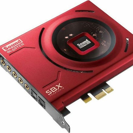 Creative Blaster Z SE ​Εσωτερική PCI Express Κάρτα Ήχου 5.1 σε Κόκκινο χρώμα