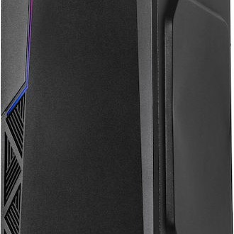 Inter-Tech B-02 RGB Gaming Midi Tower Κουτί Υπολογιστή με Πλαϊνό Παράθυρο Μαύρο