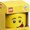 Lego Παιδικό Κουτί Αποθήκευσης από Πλαστικό Head Κίτρινο 10x10x11cm