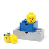 Lego Παιδικό Κουτί Αποθήκευσης από Πλαστικό Head Κίτρινο 10x10x11cm