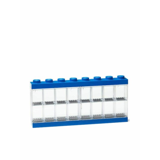 Lego Παιδικό Κουτί Αποθήκευσης από Πλαστικό Display Case 16 Μπλε