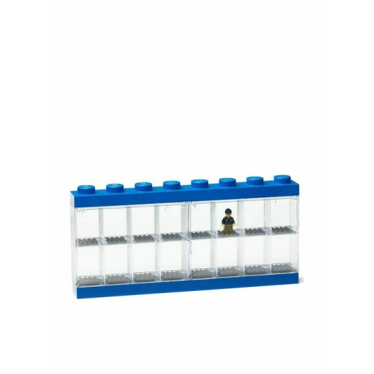 Lego Παιδικό Κουτί Αποθήκευσης από Πλαστικό Display Case 16 Μπλε