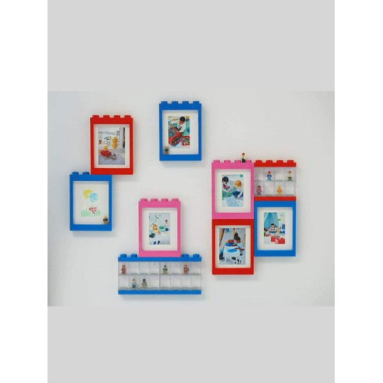 Lego Παιδικό Κουτί Αποθήκευσης από Πλαστικό Display Case 16 Μπλε