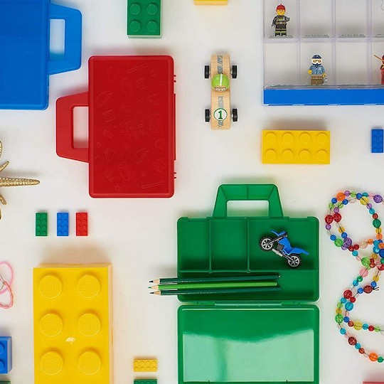 Room Copenhagen Παιδικό Κουτί Αποθήκευσης από Πλαστικό Sorting to Go Κόκκινο 19x16x35cm