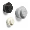 Room Copenhagen Lego Wall Bracket Παιδική Κρεμάστρα Πολλαπλών Θέσεων Πλαστική Grey/White/Black 3τμχ