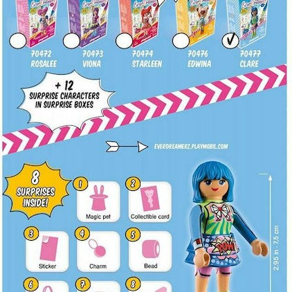 Playmobil EverDreamerz Clare Comic World για 7 ετών
