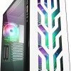 Sharkoon Elite Shark CA300T Gaming Midi Tower Κουτί Υπολογιστή με Πλαϊνό Παράθυρο και RGB Φωτισμό Λευκό
