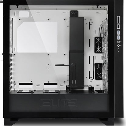 Sharkoon Elite Shark CA300T Gaming Midi Tower Κουτί Υπολογιστή με Πλαϊνό Παράθυρο και RGB Φωτισμό Λευκό