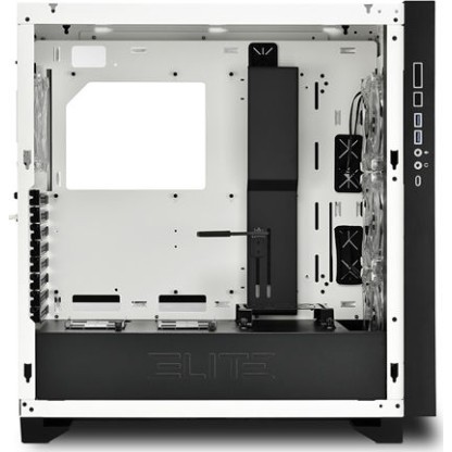 Sharkoon Elite Shark CA300T Gaming Midi Tower Κουτί Υπολογιστή με Πλαϊνό Παράθυρο και RGB Φωτισμό Λευκό
