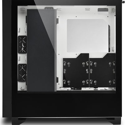 Sharkoon Elite Shark CA300T Gaming Midi Tower Κουτί Υπολογιστή με Πλαϊνό Παράθυρο και RGB Φωτισμό Λευκό