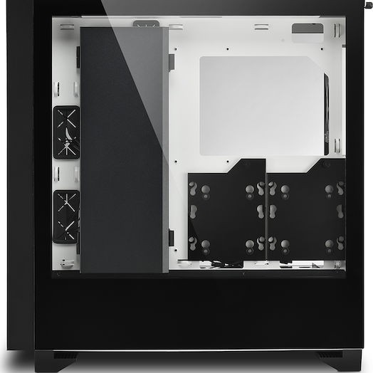 Sharkoon Elite Shark CA300H Gaming Midi Tower Κουτί Υπολογιστή με Πλαϊνό Παράθυρο και RGB Φωτισμό Λευκό