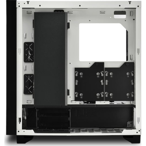 Sharkoon Elite Shark CA300H Gaming Midi Tower Κουτί Υπολογιστή με Πλαϊνό Παράθυρο και RGB Φωτισμό Λευκό